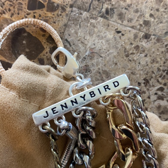 Jenny bird multi chain bracelet cuff NWOT - Picture 7 of 8